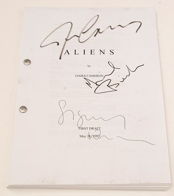 Lot 1056 - Aliens (1986) signed production screenplay