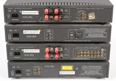 Lot 138 - An Arcam Alpha 8 four-piece hi-fi system and Ruark speakers.