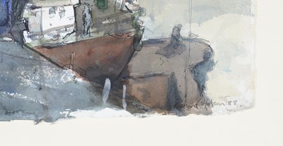 Lot 637 - Richard Hobson - watercolour