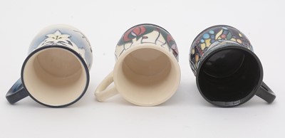 Lot 490 - Three Moorcroft mugs