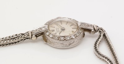 Lot 366 - Vertex, Geneve: a diamond set cocktail watch