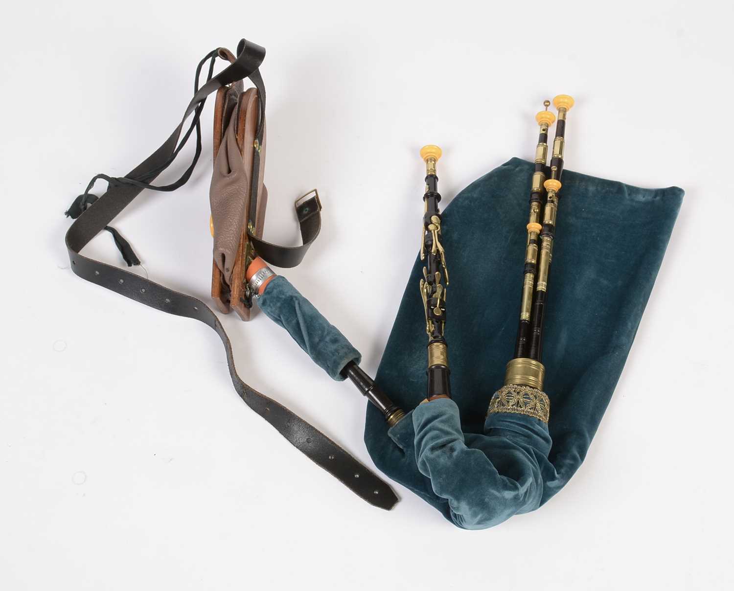 Lot 11 - A set of David Burleigh Northumbrian Small Pipes