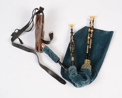 Lot 11 - A set of David Burleigh Northumbrian Small Pipes