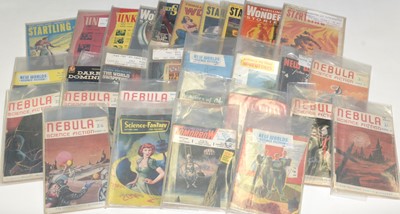 Lot 1006 - Vintage Science Fiction Magazines and Novels.