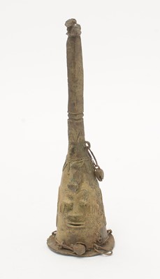 Lot 935 - A bell for the cult of Ogun, probably Ijebu group, Yoruba
