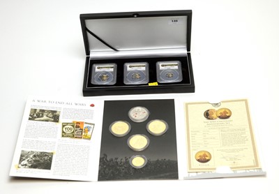 Lot 146 - Armistice Centenary Remembrance Gold Gallantry Prestige Proof Set