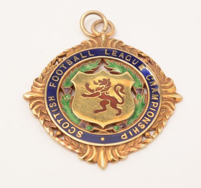 Lot 1182 - Scottish Football League Championship Gold Medal, 1965/66