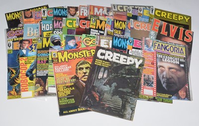 Lot 1267 - Horror Magazines and Music Magazines.