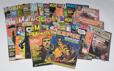 Lot 1268 - Horror Magazines and Music Magazines.