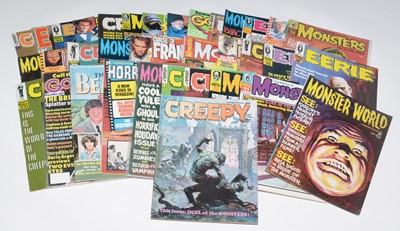 Lot 1271 - Horror Magazines and Music Magazines.