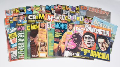 Lot 1273 - Horror Magazines and Music Magazines.