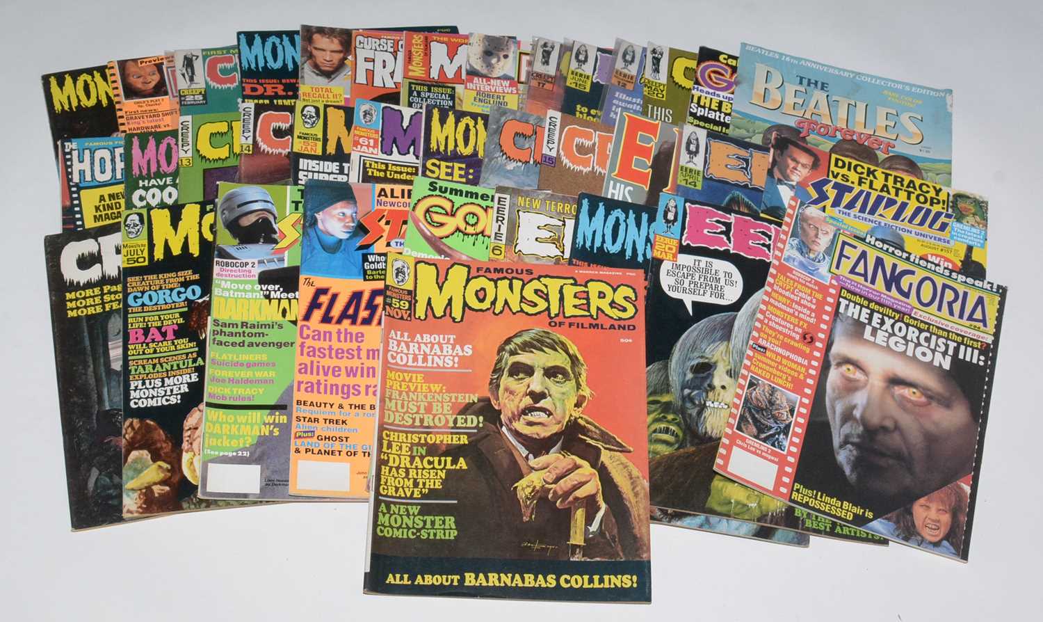 Lot 1274 - Horror Magazines and Music Magazines.