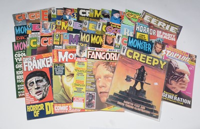 Lot 1276 - Horror Magazines and Music Magazines.