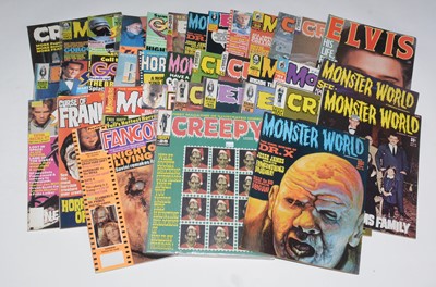 Lot 1277 - Horror Magazines and Music Magazines.