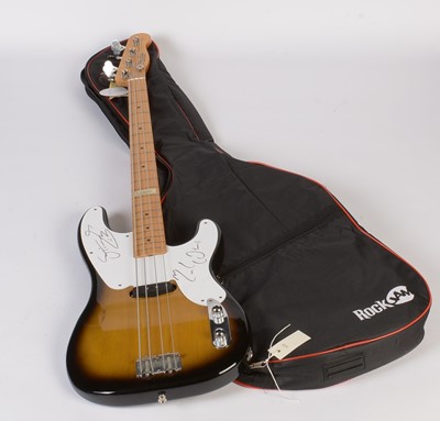 Lot 54 - Signed Fender Sting model Bass Guitar