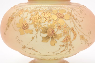 Lot 770 - Royal Worcester blush ivory vase
