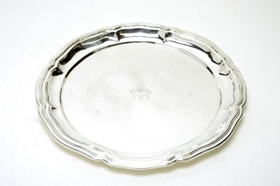Lot 608 - An early 20th Century Hungarian silver salver
