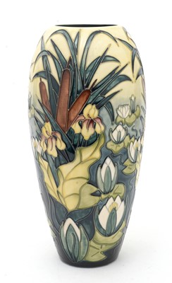Lot 497 - Moorcroft Water lilies vase