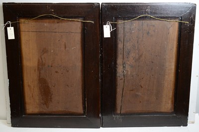 Lot 981 - Julia Luna - oil on door panels