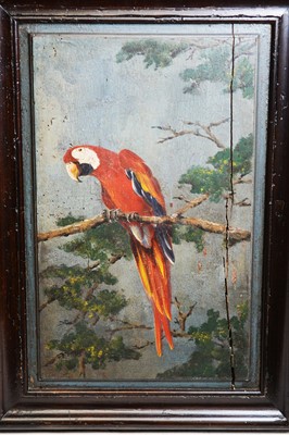 Lot 981 - Julia Luna - oil on door panels
