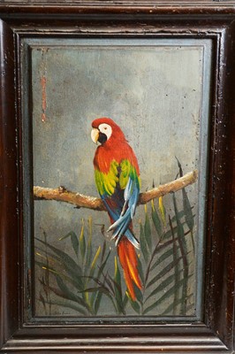 Lot 981 - Julia Luna - oil on door panels