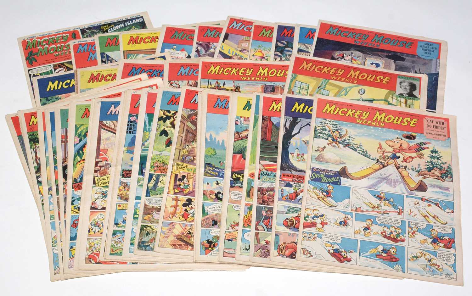 Lot 1799 - British Issue Mickey Mouse Comics.
