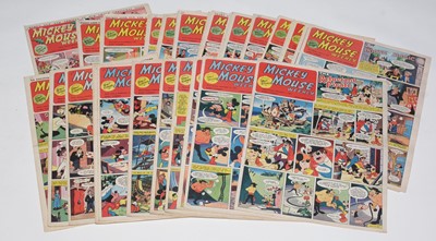Lot 1801 - British Issue Mickey Mouse Comics.