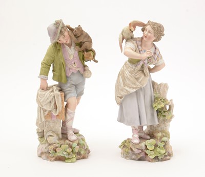Lot 799 - Pair continental figures