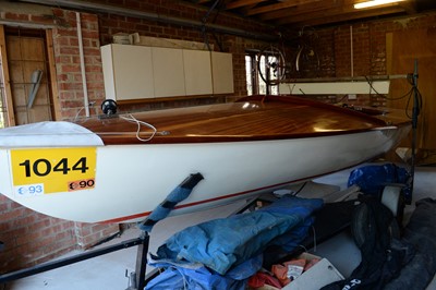 Lot 1 - A vintage Flying Fifteen fixed keel two Person Racing Yacht