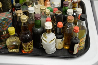Lot 455 - A collection of alcoholic miniatures