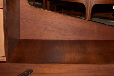Lot 417 - Peter Lovig Nielsen: a rosewood 'Boomerang' desk