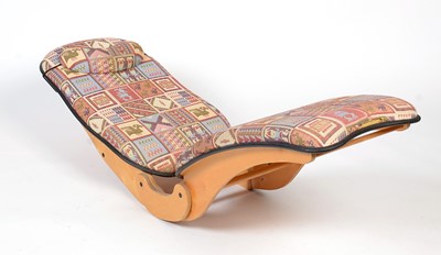 Lot 418 - Banana Chair Co, Beeston, Nottingham:  an ergonomic rocking back recliner chaise.