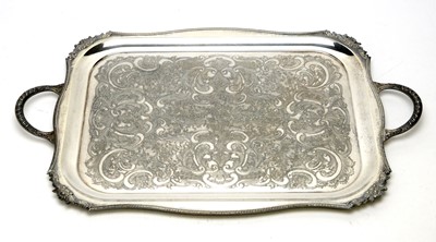 Lot 540 - A George V four-piece silver tea service, by Walker & Hall