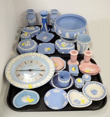 Lot 502 - A collection of Wedgewood Jasperware ceramics
