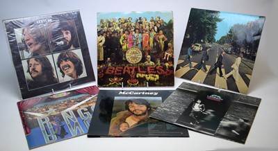 Lot 245 - Beatles and associated LPs