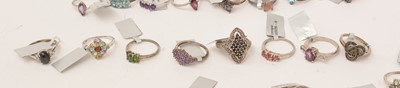 Lot 153 - A large collection of Gemporia gem and diamond set jewellery