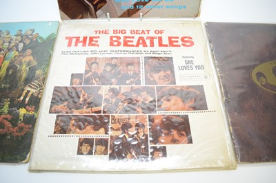 Lot 256 - Four Beatles LPs