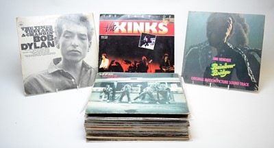 Lot 257 - Mixed LPs including Hendrix, Dylan, Kinks, Neil Young