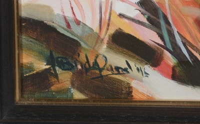 Lot 655 - Judith Bridgland - Glen Falloch in Autumn | oil