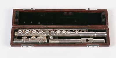 Lot 6 - Gemeinhardt 2ESH silver and plated flute cased