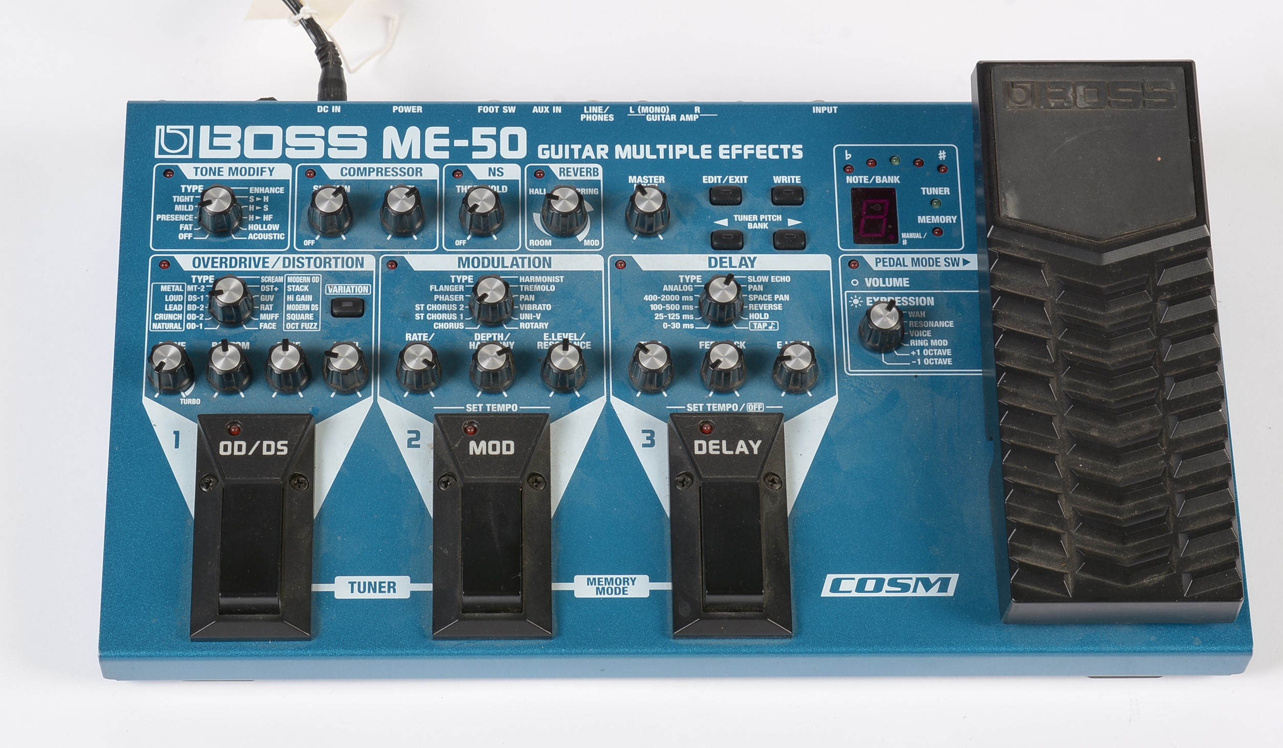 Lot 103 - Boss ME-50 Guitar Multiple Effects Pedal