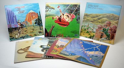 Lot 189 - Little Feat and The Band LPs