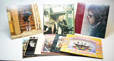Lot 209 - Beatles and Bob Dylan LPs