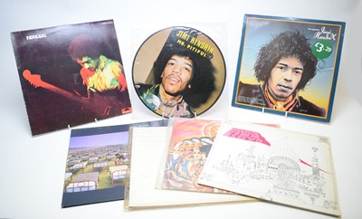 Lot 272 - 7 rock LPs by Pink Floyd and Jimi Hendrix