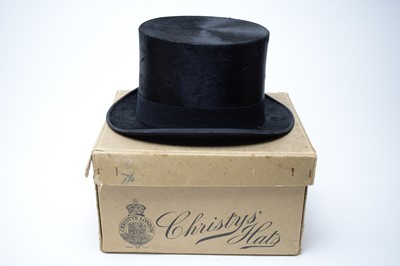 Lot 1210 - A 1920s Christy's of London top hat