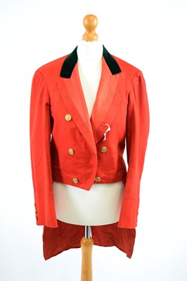 Lot 1226 - Tynedale Hunt Club scarlet tail coat