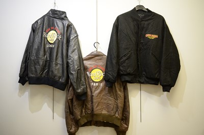 Lot 159 - 3 jackets from Hard Rock Cafe and Curtis Stigers tour