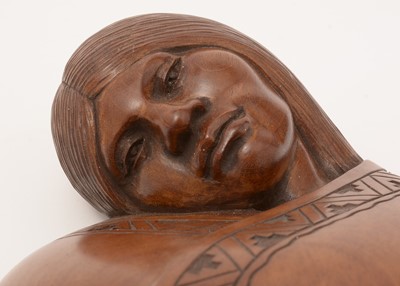 Lot 912 - Ignacio Flores Arias, Mexico: a carved wooden sculpture