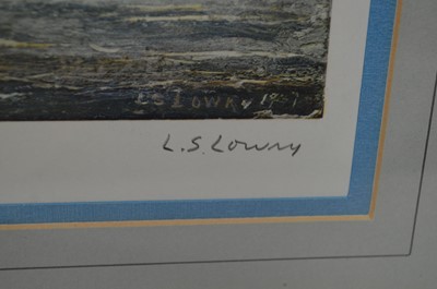 Lot 584 - After L S Lowry - offset lithograph