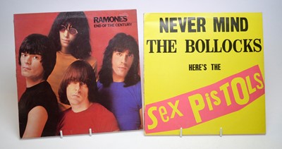 Lot 286 - Ramones and Sex Pistols LPs